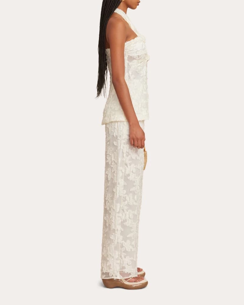 Cult Gaia White Floral Organza Set - Image 4