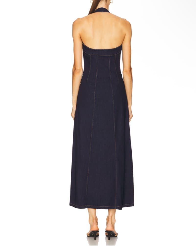 Bardot Chic Halter Maxi Dress - Image 2