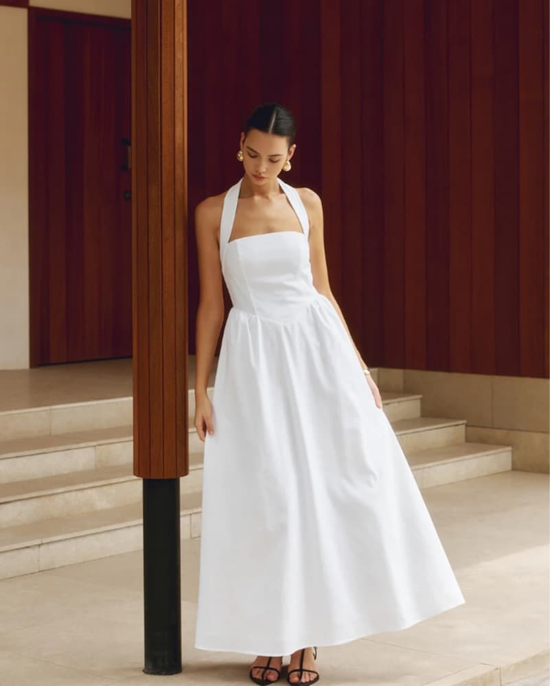 A Line Commense Long Dress - Image 3