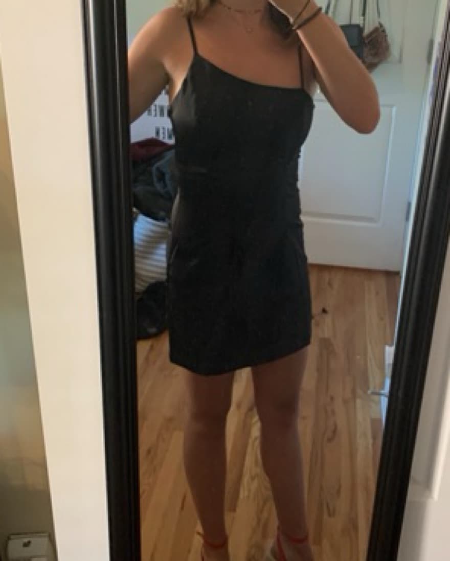 Sleek Black Slip Dress -Cotton Candy LA  - Image 4