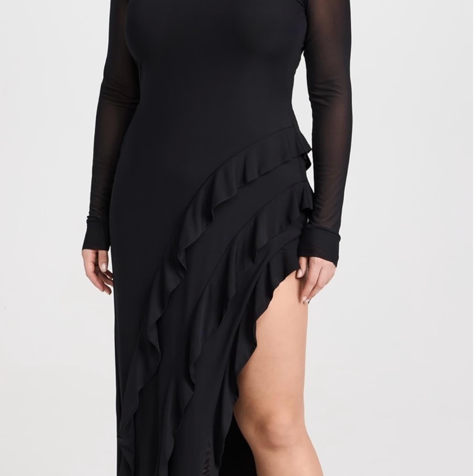 AFRM Jacie Ruffle Open Back Maxi Dress - Image 1