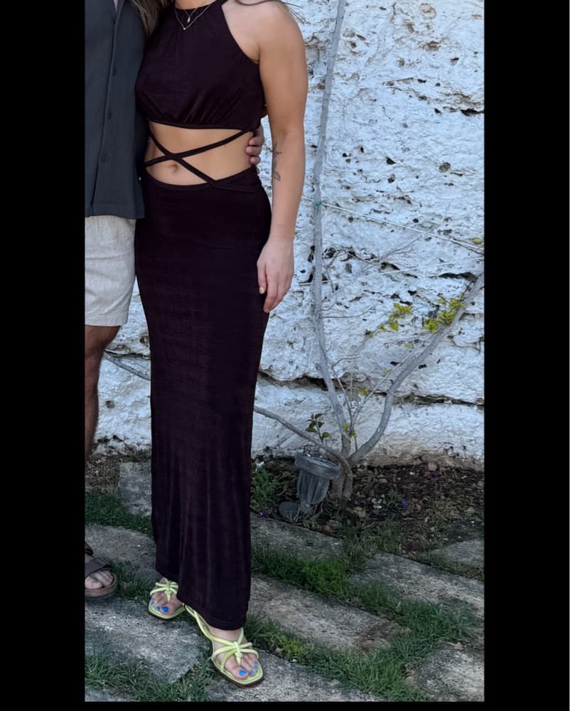 Dissh Sleek Cutout Maxi Dress - Image 1
