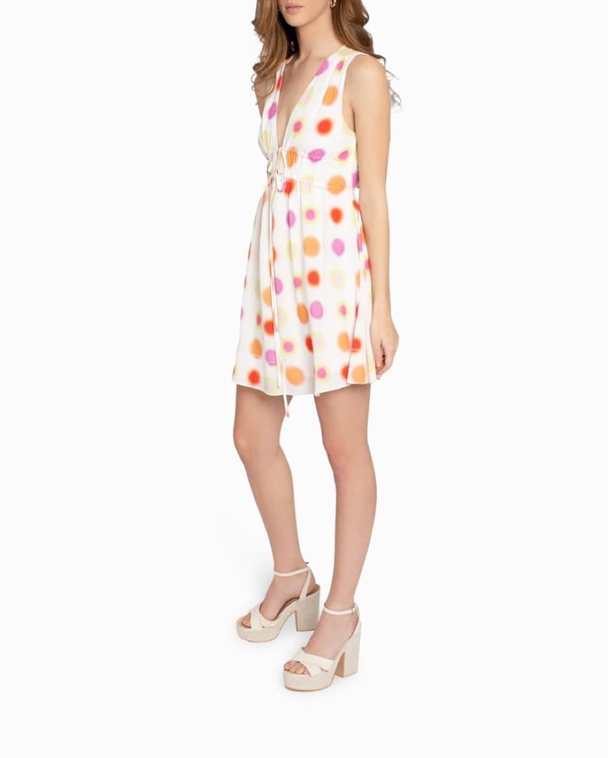 Silk Mini Dress - Image 2