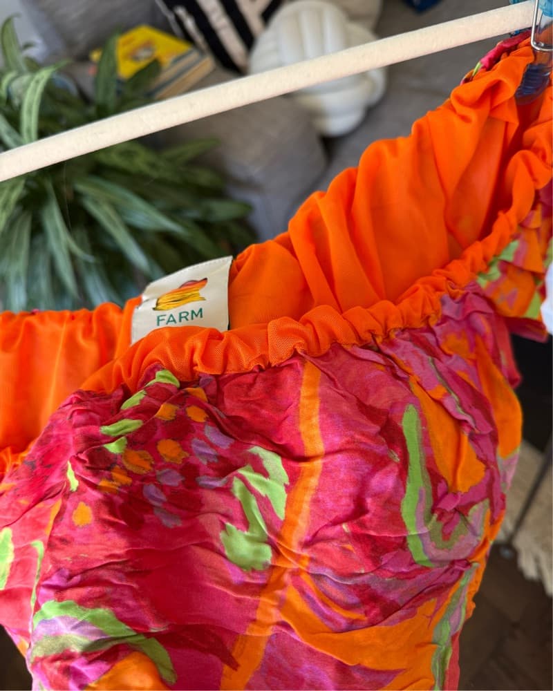 Farm Rio Vibrant Copacabana Crop Top - Image 6