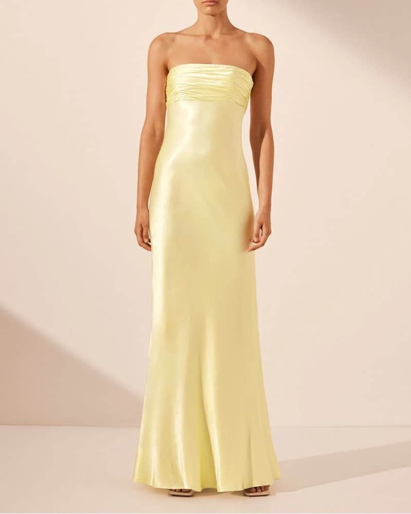 Shona Joy La Lune Strapless Ruched Dress - Image 1