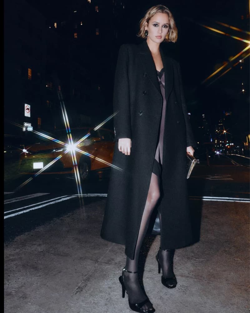 Black Trench Coat - Image 3
