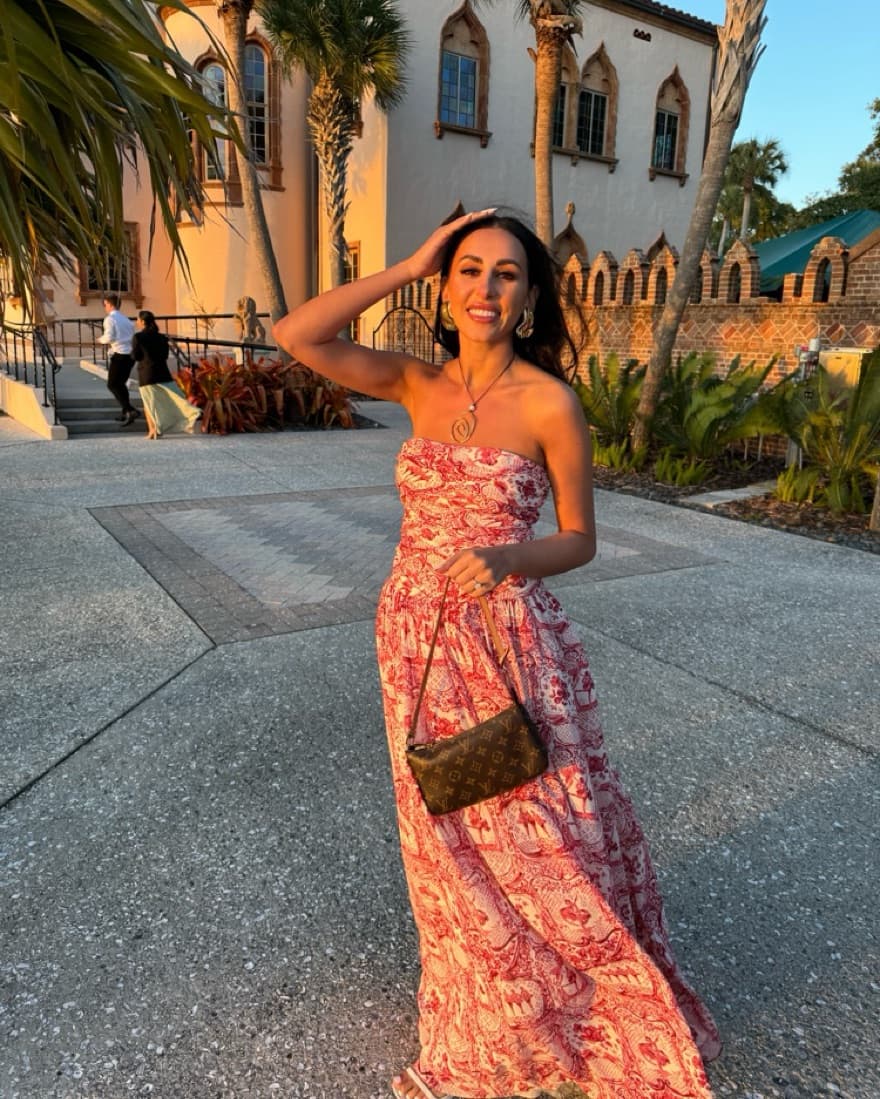 Reformation Printed Dropwaist Maxi Dress - Image 1
