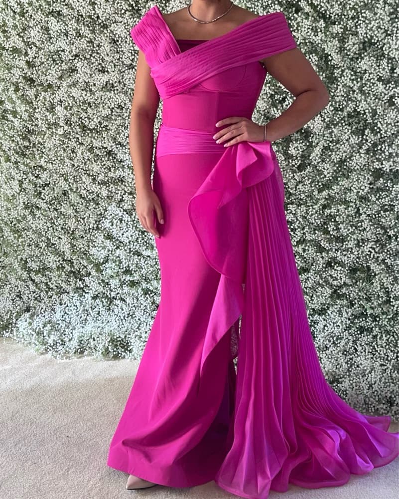 Gorgeous Pink Evening Gown  - Image 1