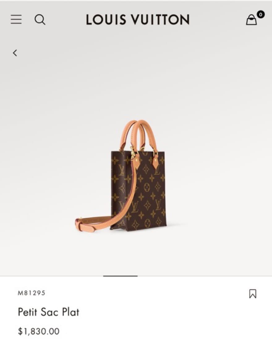 Louis Vuitton Petit Sac Plat - Image 4