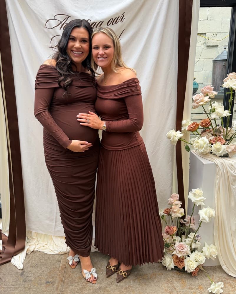 Astr Brown Off The Shoulder Dress - Image 4