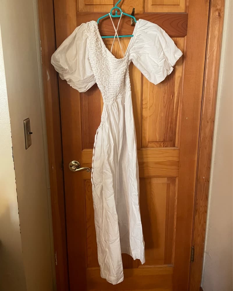 White Free People Maxi Dress - Image 1