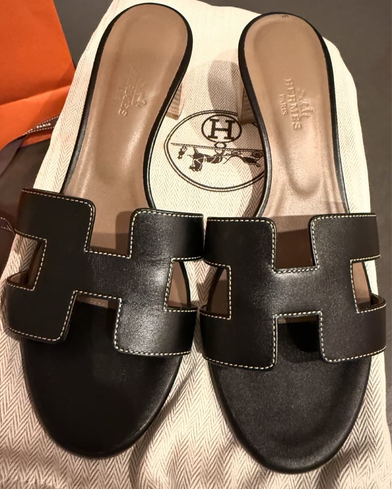 Hermes Heeled Sandal - Image 1
