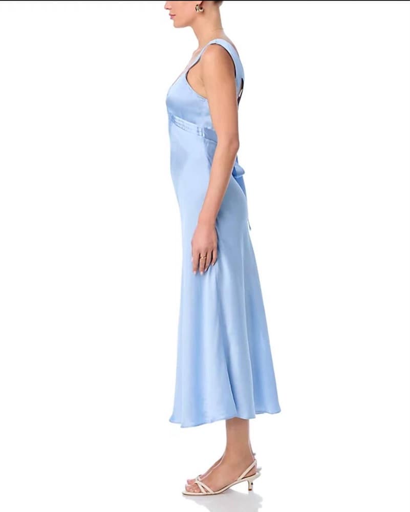 Ciao Lucia Baby Blue Silk Dress - Image 3