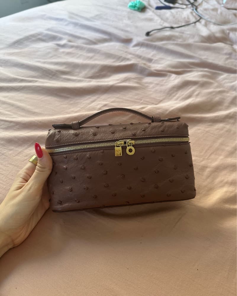 Loro Piana Ostrich L19 Purse - Image 3
