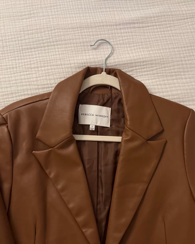 Rebecca Minkoff Leather Blazer - Image 2