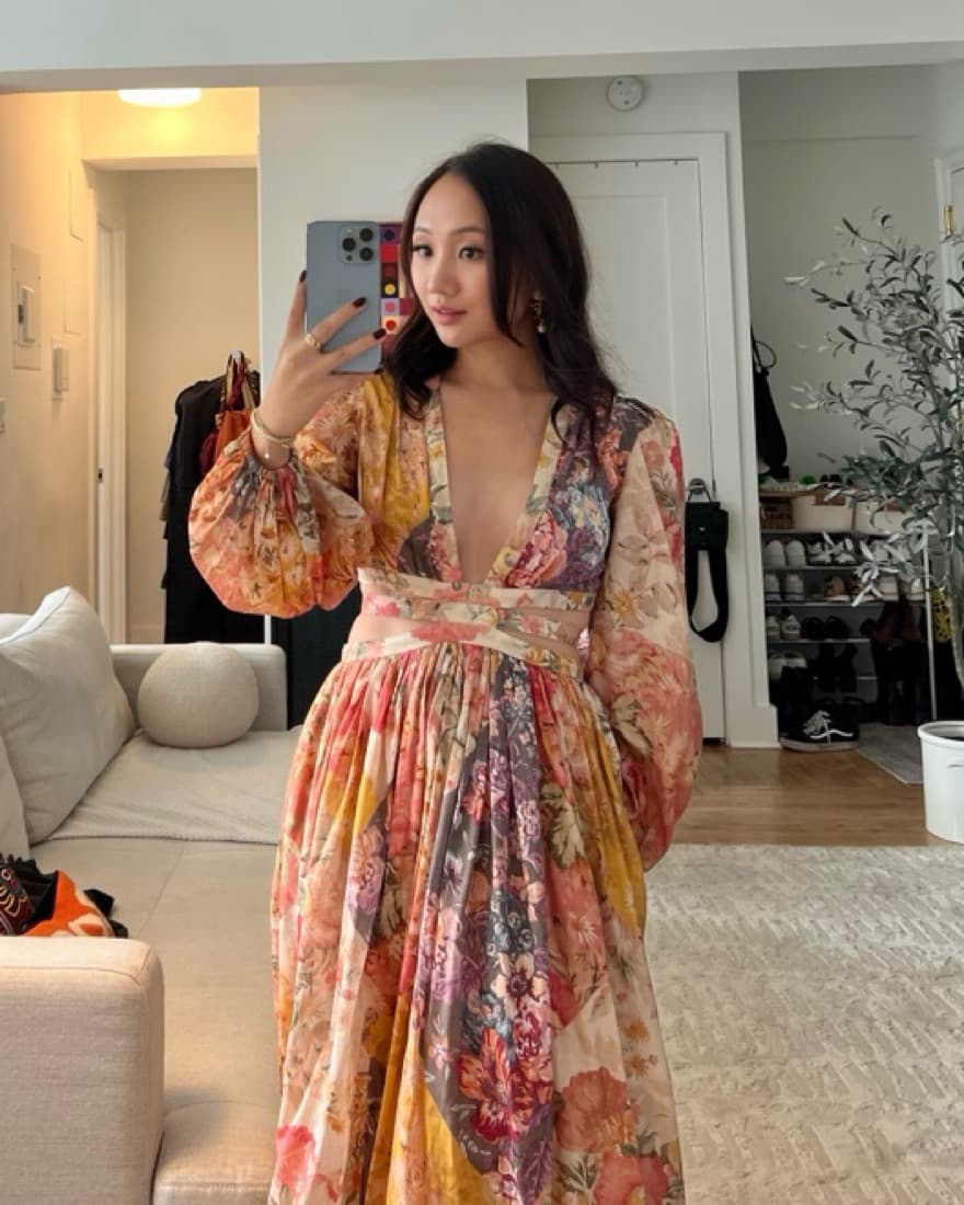 Zimmermann Floral Patchwork Midi Dress - Image 4
