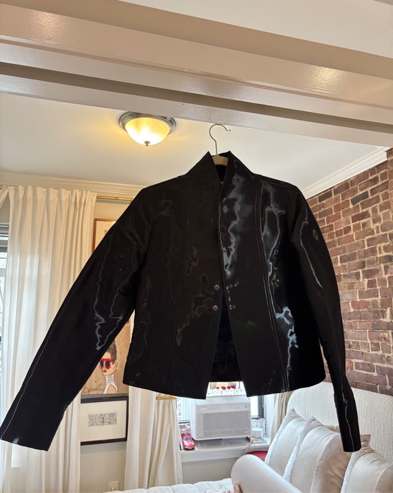 Sarah Pacini Reflective Blazer Top - Image 1
