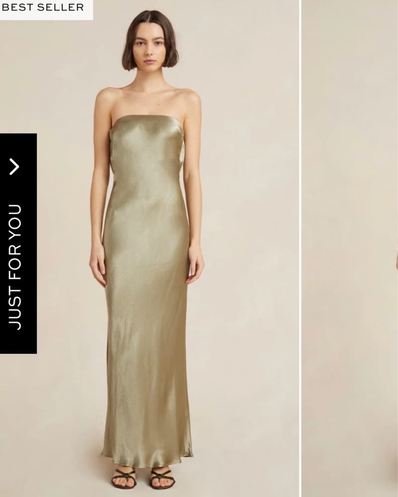 Bec&Bridge MOON DANCE STRAPLESS DRESS - Image 1