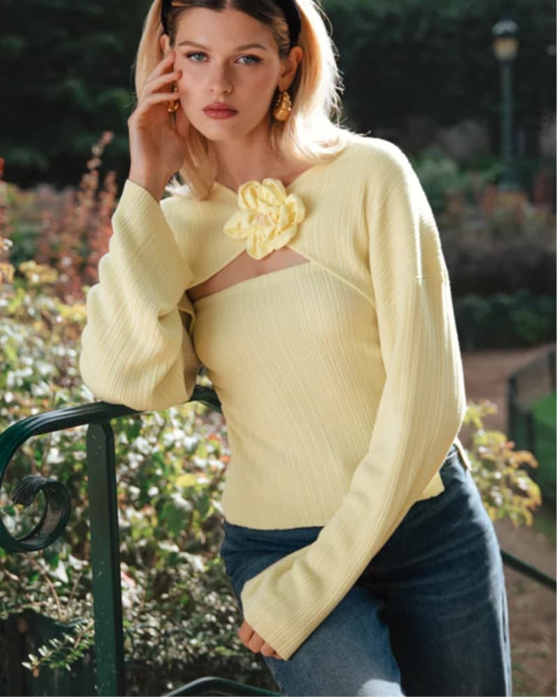 Pheme Paris Flower Top  - Image 2