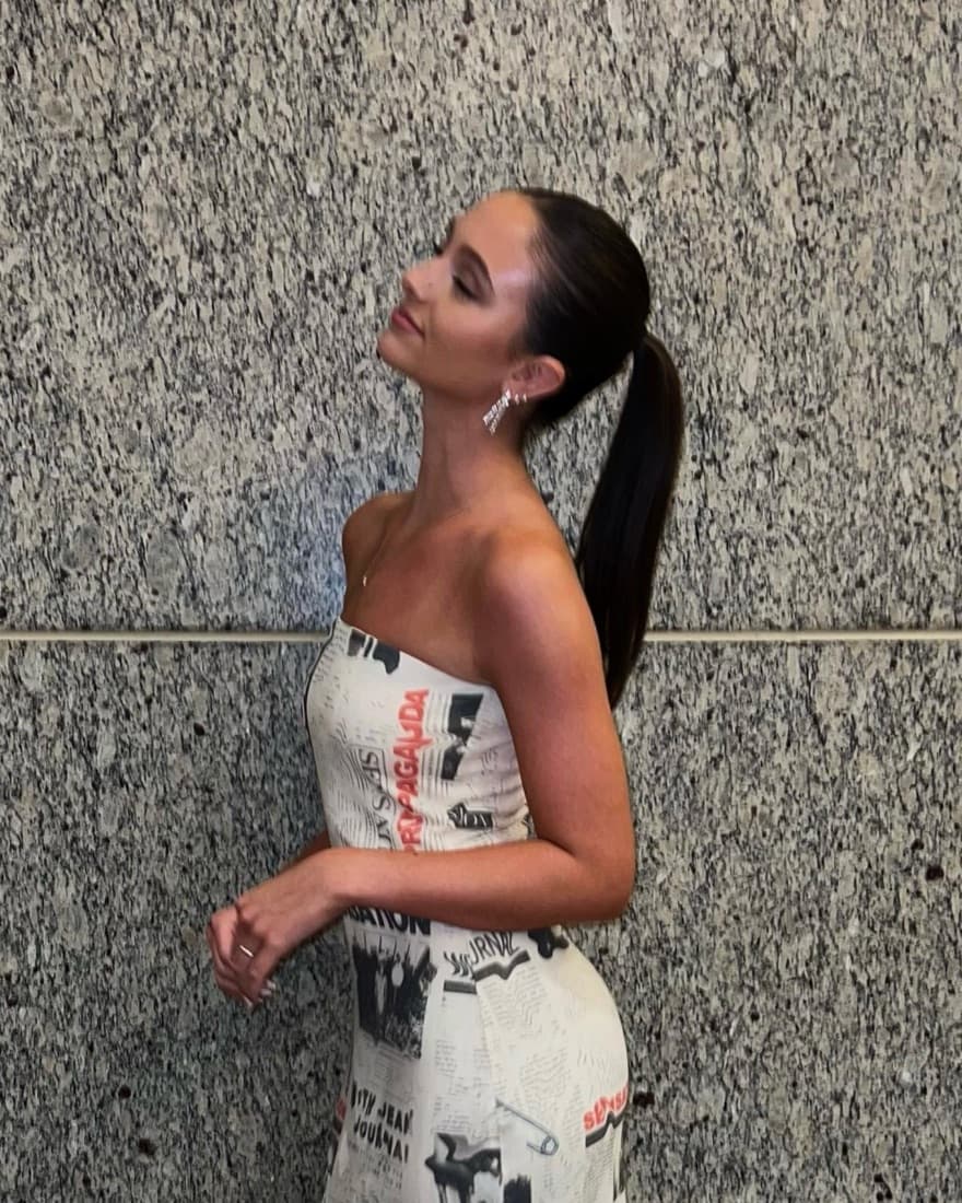 With Jean Newspaper Dress - Image 2
