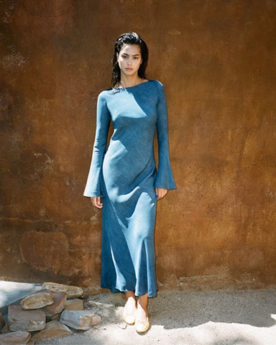 Realisation par ワンピース Realisation Par Gia Dress In Denim by Realisation Par | Pickle