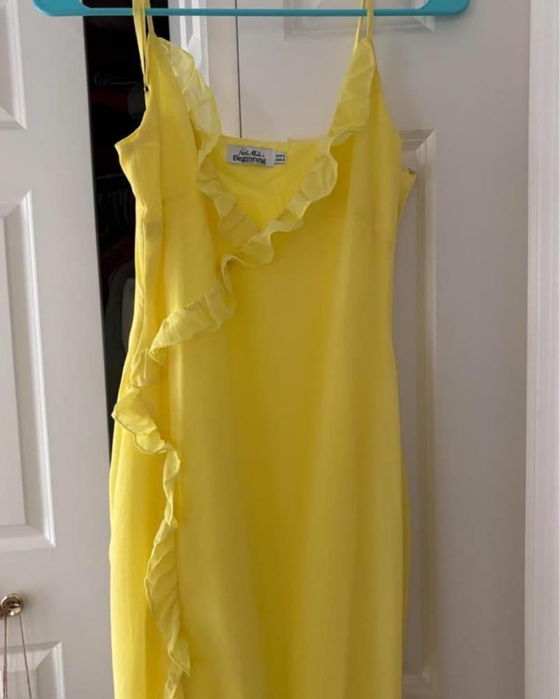 Flirty Ruffle Maxi Dress - Image 3