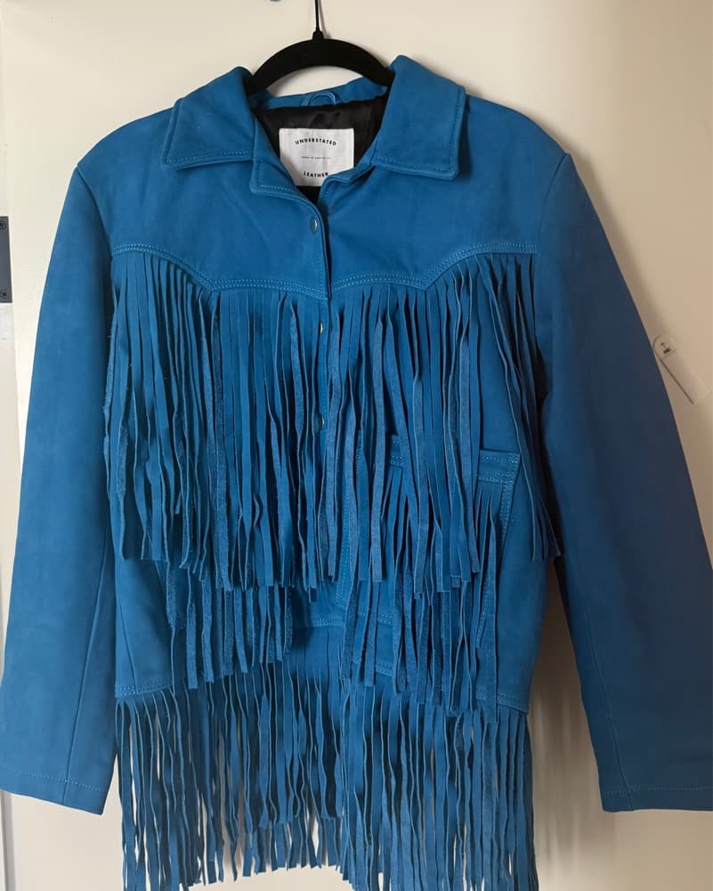 Suede Fringe Jacket - Image 1