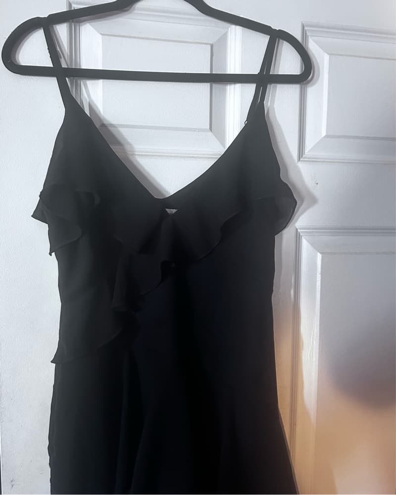 Black Chiffon Dress  - Image 1