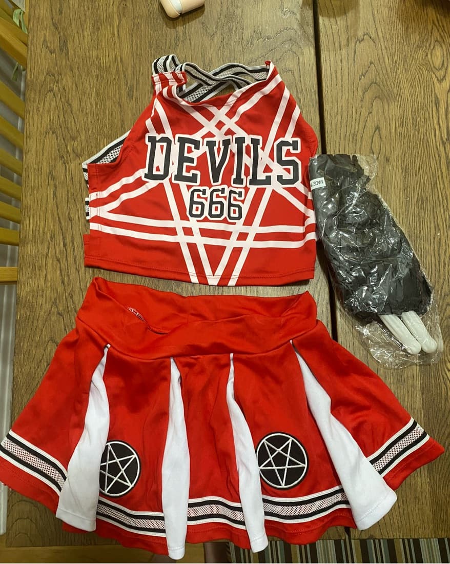 Satan’s Cheerleader Costume - XS - Image 1