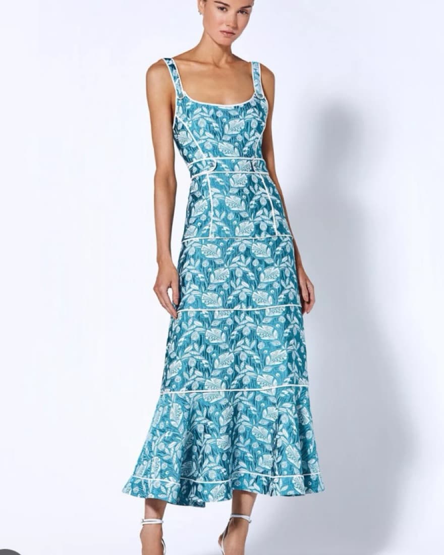 Alexis Turquoise Bond Dress - Image 1
