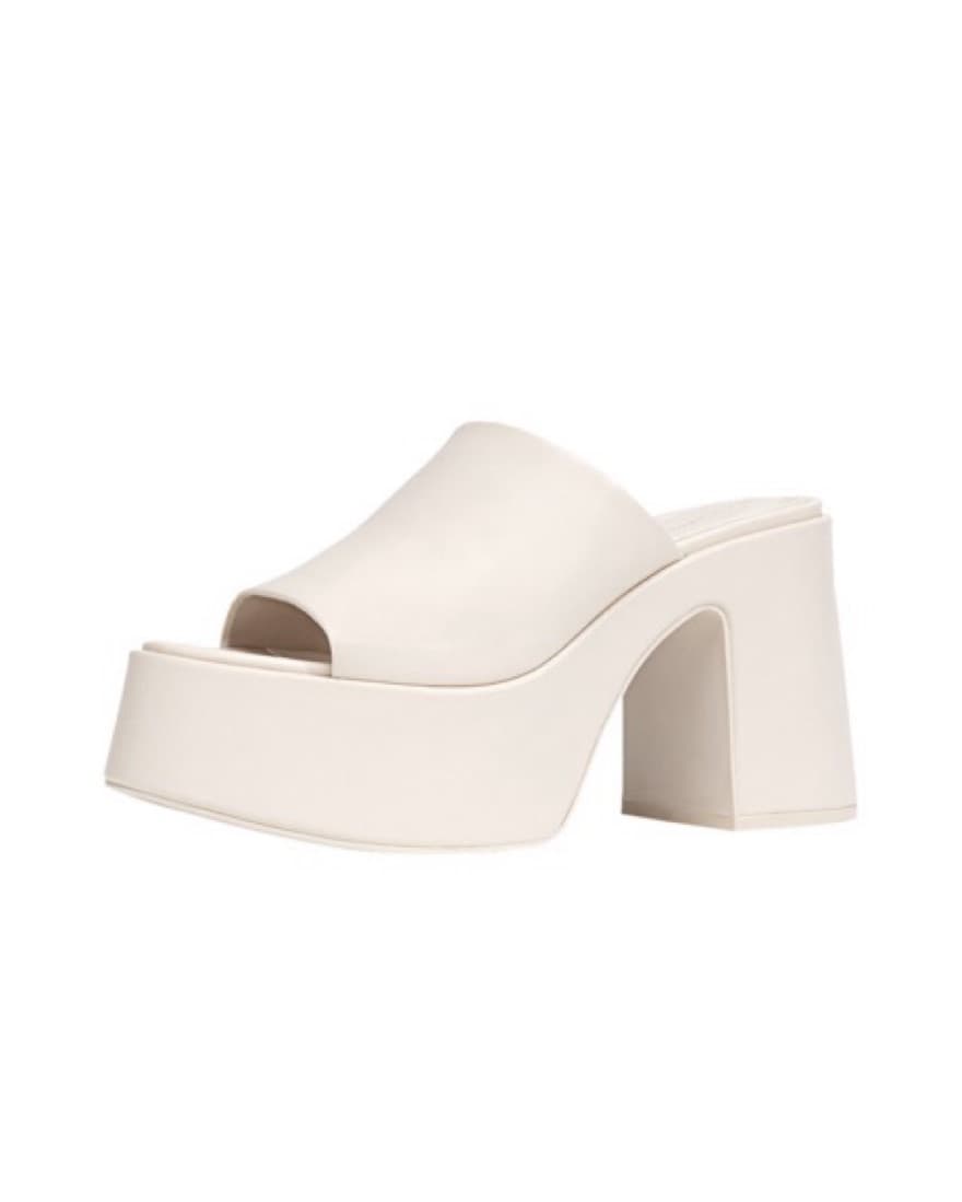 NEW Chic Cream Platforms Clogs - Image 1
