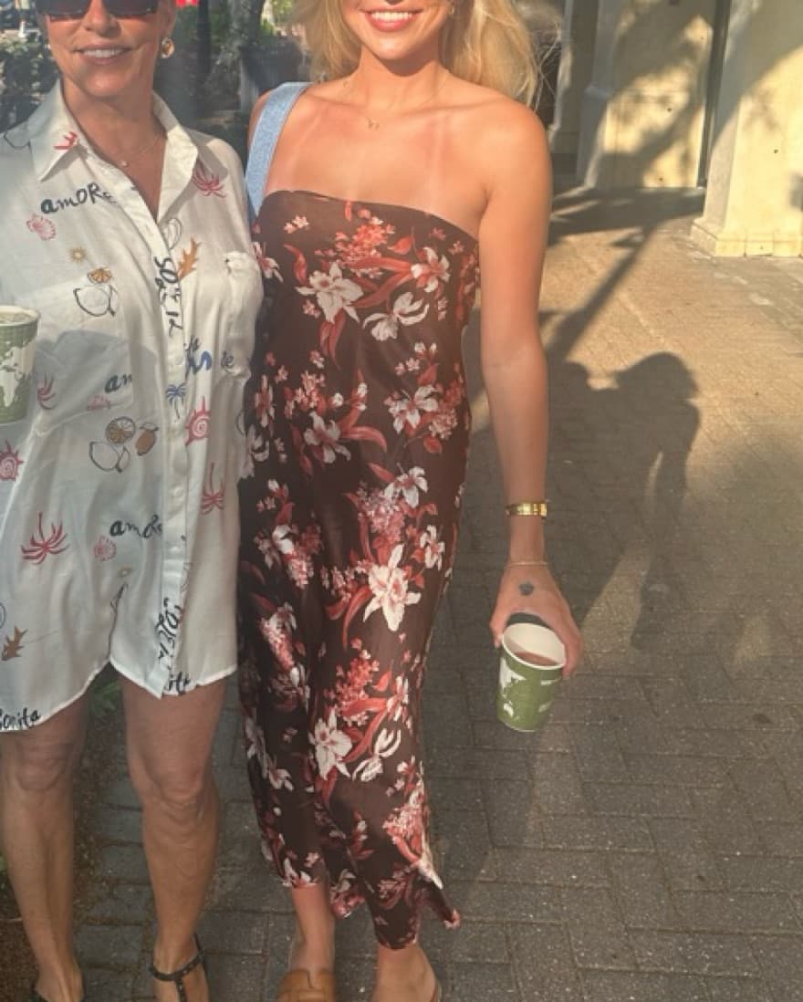 Reformation Joanne Silk Dress Floral - Image 4