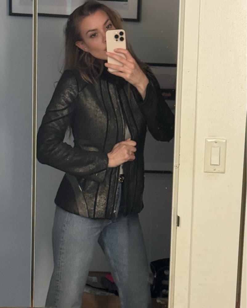 Roberto Cavalli Shearling Jacket - Image 1
