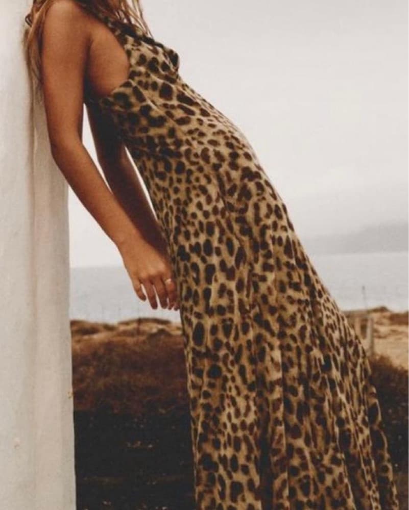 Zara Lepoard Maxi Dress - Image 2