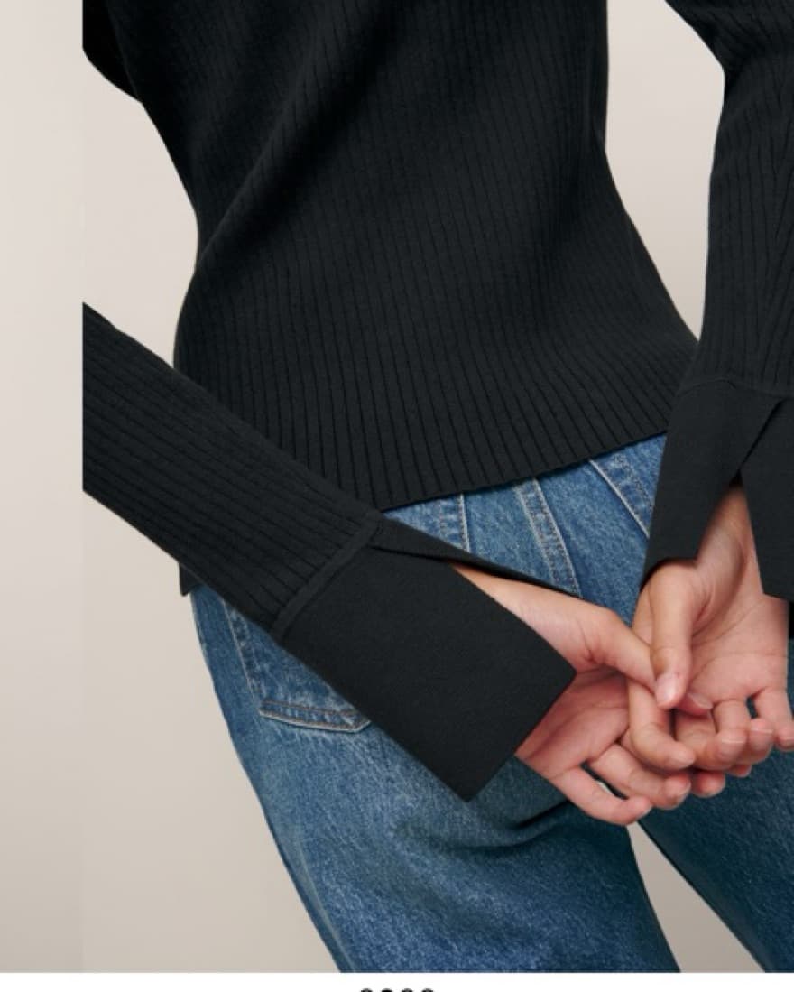 Valentina Ribbed Open Cardigan - Image 3