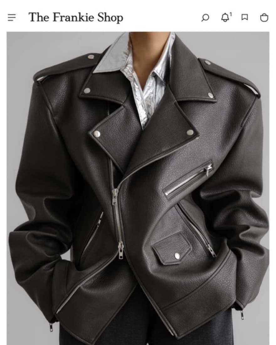 Frankie Shop Leather Jacket  - Image 1