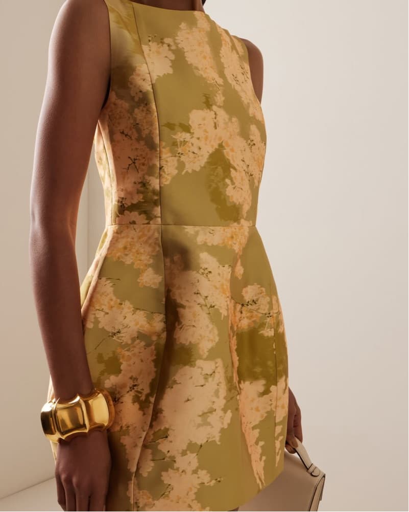 De La Vali Floral Twill Dress - Image 2