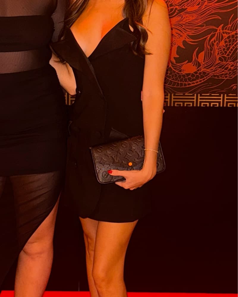 Black Bardot Cocktail Dress - Image 3