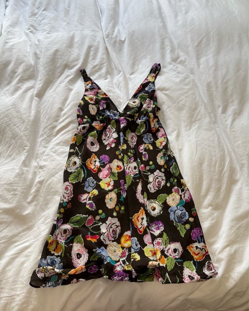 Oscar De La Renta Floral Print Sundress  - Image 2