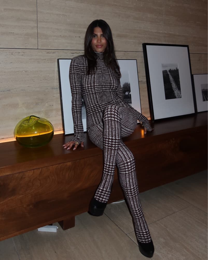 Norma Kamali Houndstooth Jumpsuit - Image 2