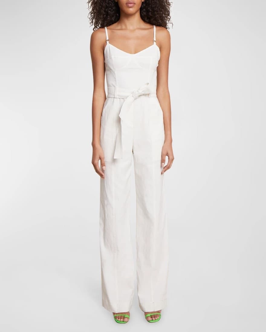 A.L.C. Linen Jumpsuit - Image 1
