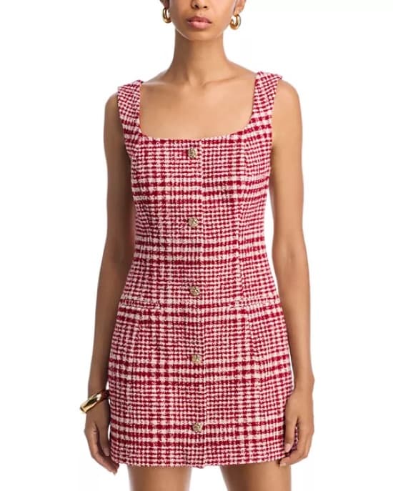French Connection Red Houndstooth Set - Image 1