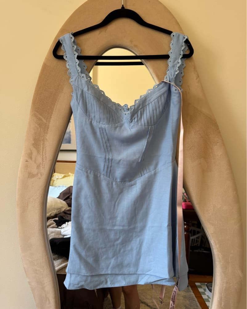 House of CB - Tilly dress in Blue - Image 2