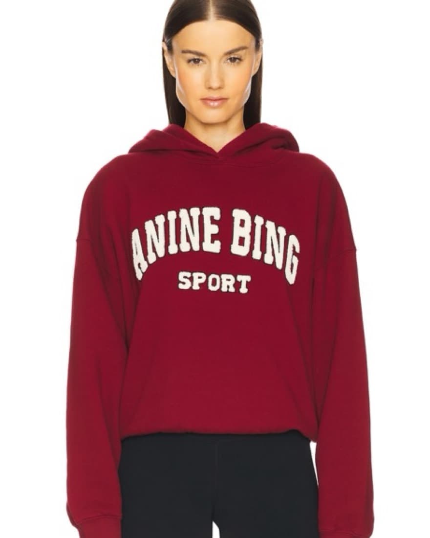 Cropped Anine Bing Hoodie - Image 2