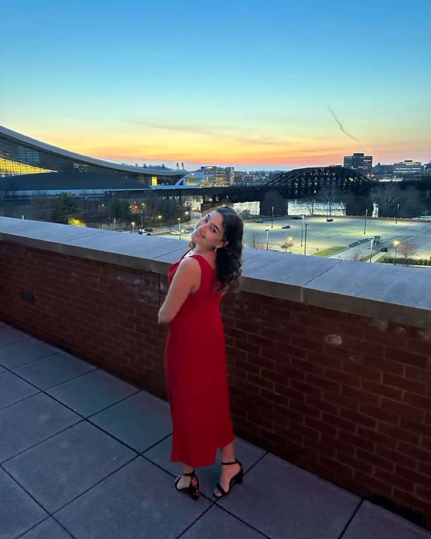 Vintage Red Dress - Image 3