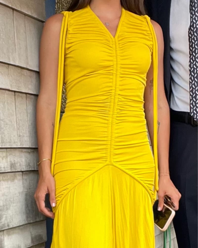 Proenza Schouler Ruched Maxi Dress Sz 2 - Image 3