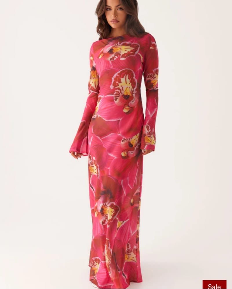 Lorde Maxi Dress- Orchid  - Image 1