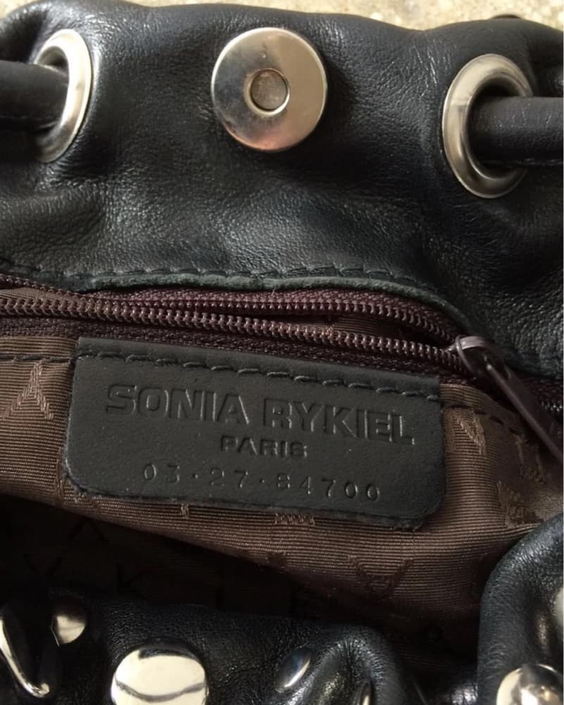 Sonia Rykiel Studded Metal Leather Bag - Image 3