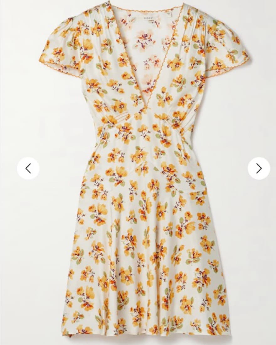 DÔEN Floral Mini Dress - Image 3