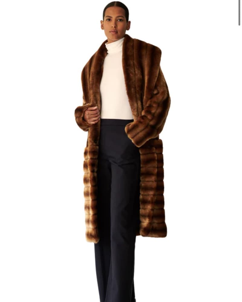 Marei 1998 Relaxed Fur Coat - Image 2
